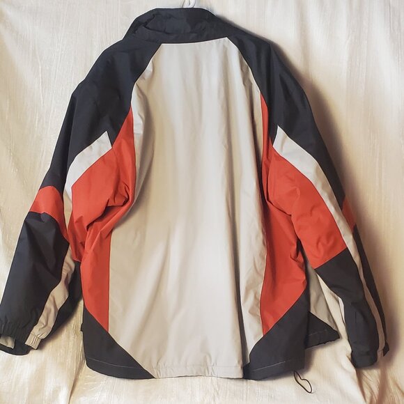 Free Tech Jacket Mens Sz 2XL50-52 Fleece Lined Soft Shell Zipper Water Resistant - Picture 7 of 10